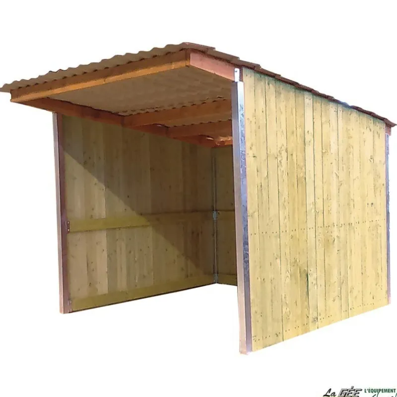 LA GEE Abri de prairie chevaux simple pente 3 x 3 m - La Gée< Matériel De Prairie