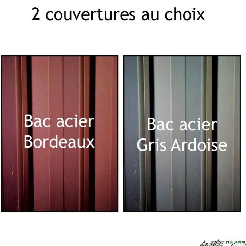 LA GEE Abri de prairie chevaux simple pente 3 x 3 m - La Gée< Matériel De Prairie