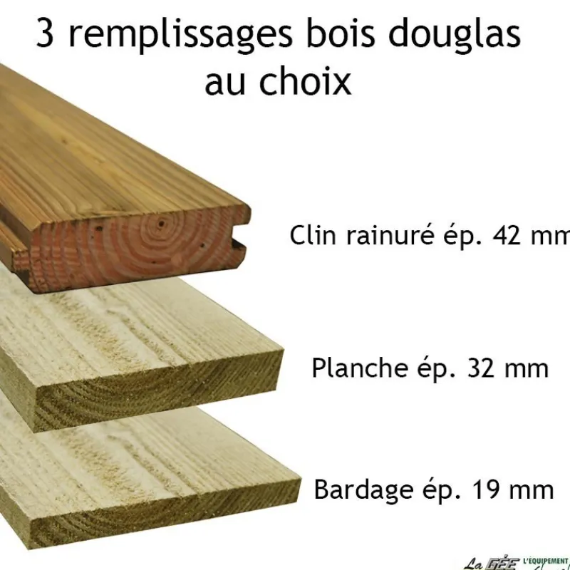 LA GEE Abri de prairie chevaux simple pente 3 x 3 m - La Gée< Matériel De Prairie