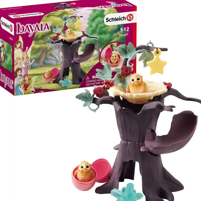 SCHLEICH Bébés chouettes dans leur nid -<Enfant Jouets Enfant|Horse Club Schleich