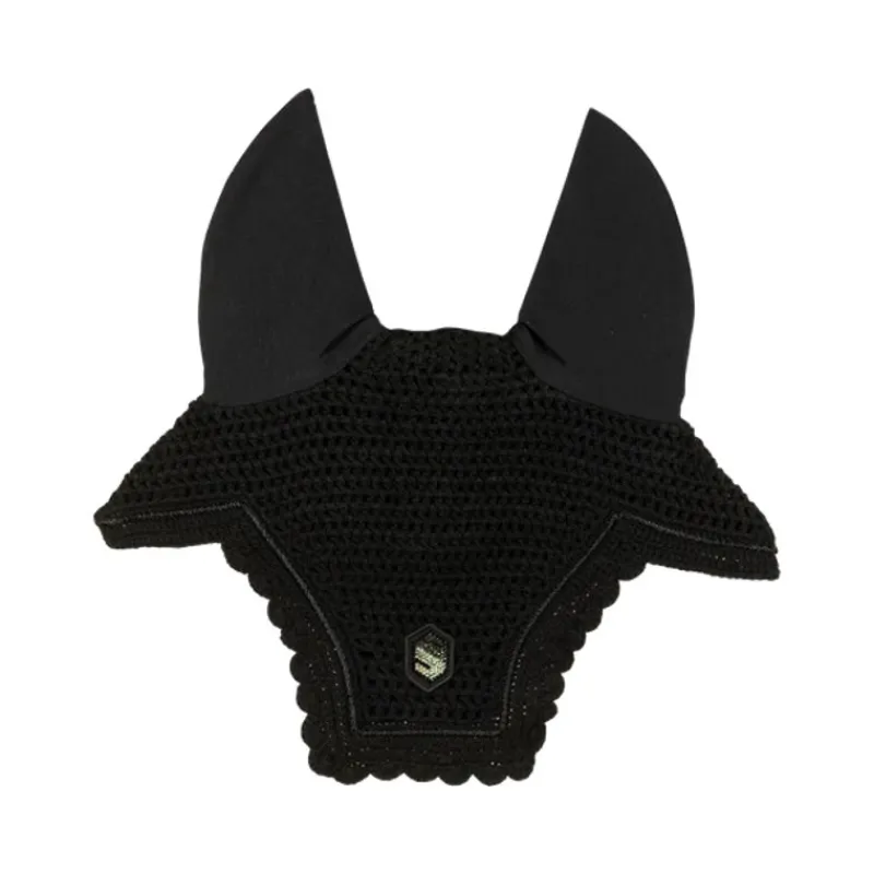 SAMSHIELD Bonnet anti-mouches anti-bruit cheval Soundless Swarovski Flyshield -< Bonnet Anti-Mouche Cheval