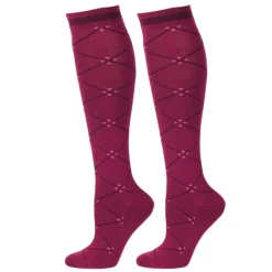 HARRY'S HORSE Chaussettes équitation hautes à carreaux -< Equipement Équitation Pas Cher|Chaussettes Équitation