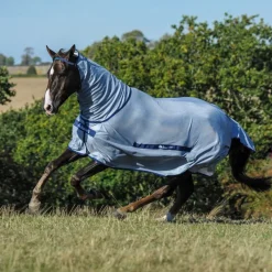 BUCAS Chemise anti-mouche cheval avec couvre-cou Buzz-off Full neck -< Masque Et Couverture Anti-Uv Cheval|Couvertures Anti-Mouche Cheval