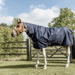 KENTUCKY HORSEWEAR Couverture extérieur doublée polaire cheval avec couvre-cou All Weather Quick Dry 0g -< Couvertures D'Extérieur Cheval