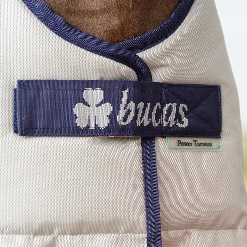 BUCAS Couverture imperméable cheval thermorégulante Power Turnout Médium 150g -< Couvertures D'Extérieur Cheval