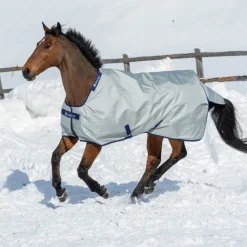 BUCAS Couverture imperméable cheval thermorégulante Power Turnout Médium 150g -< Couvertures D'Extérieur Cheval