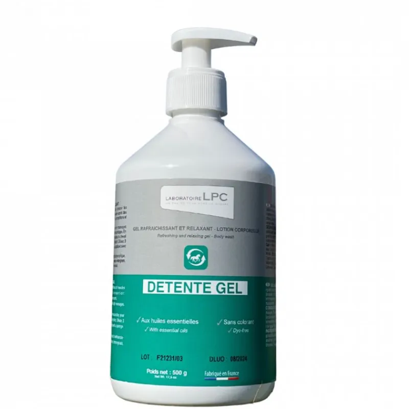 LABORATOIRE LPC Détente Gel tendons et muscles cheval 500 ml - Lpc< Baume Et Gel Refroidissant Cheval