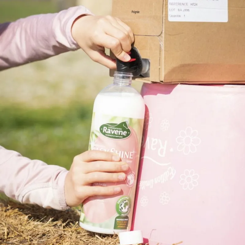 RAVENE Easy Shine recharge démêlant cheval -< Lustrant Démêlant Pour Chevaux