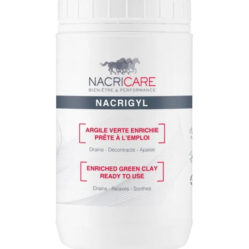 NACRICARE Emplâtre décongestionnant tendon cheval Nacrigyl -< Arthrose Cheval|Argile Cheval