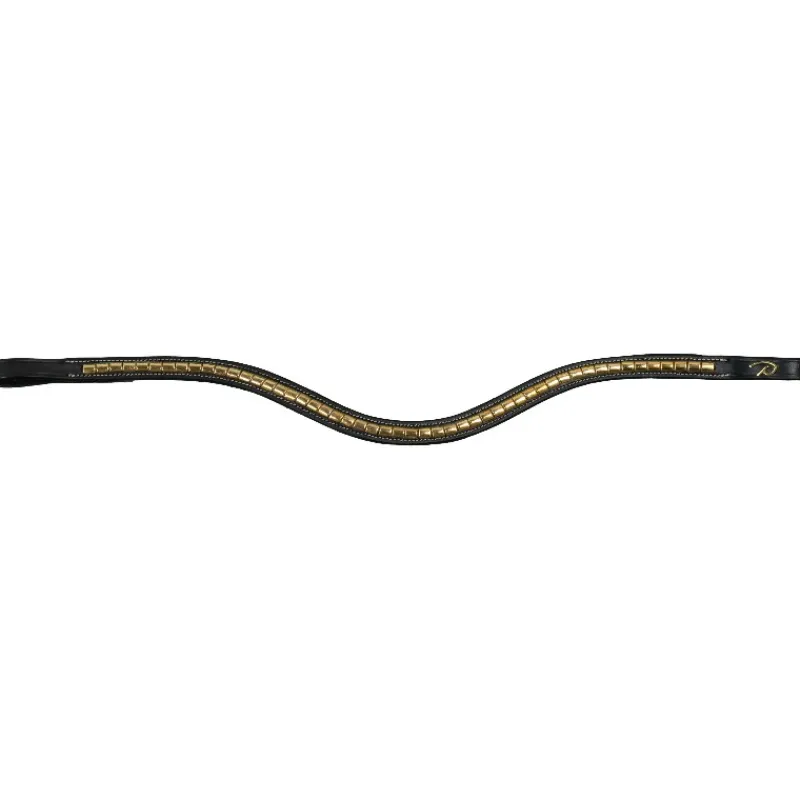 DYON Frontal vague cheval Clincher laiton D Collection - Dy'on< Accessoires De Bridon Cheval