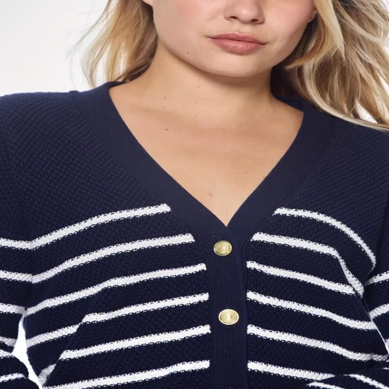 HARCOUR Gilet Cardigan femme Camélia -<Femme Gilets Sans Manches Équitation Femme