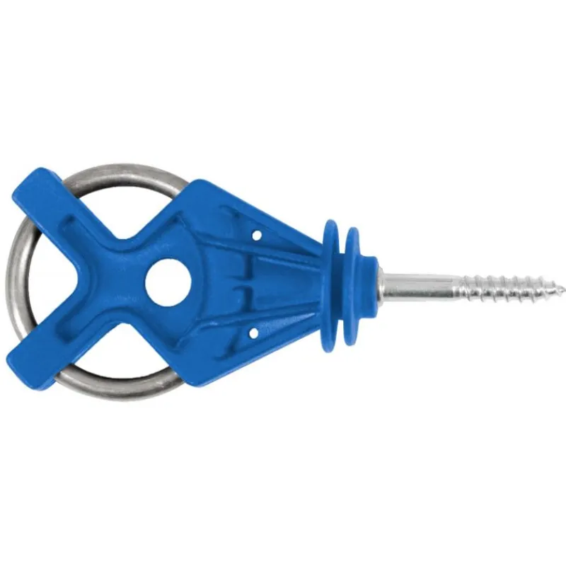 STABLE PRO Isolateur triple ancrage acier inox x6 (départ/fin clôture)< Isolateur Clôture Chevaux