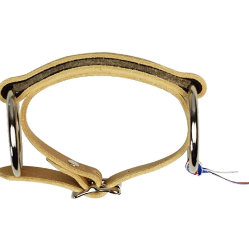RONZON LEGEND Mors cheval plat en cuir à gourmette -< Mors Cheval