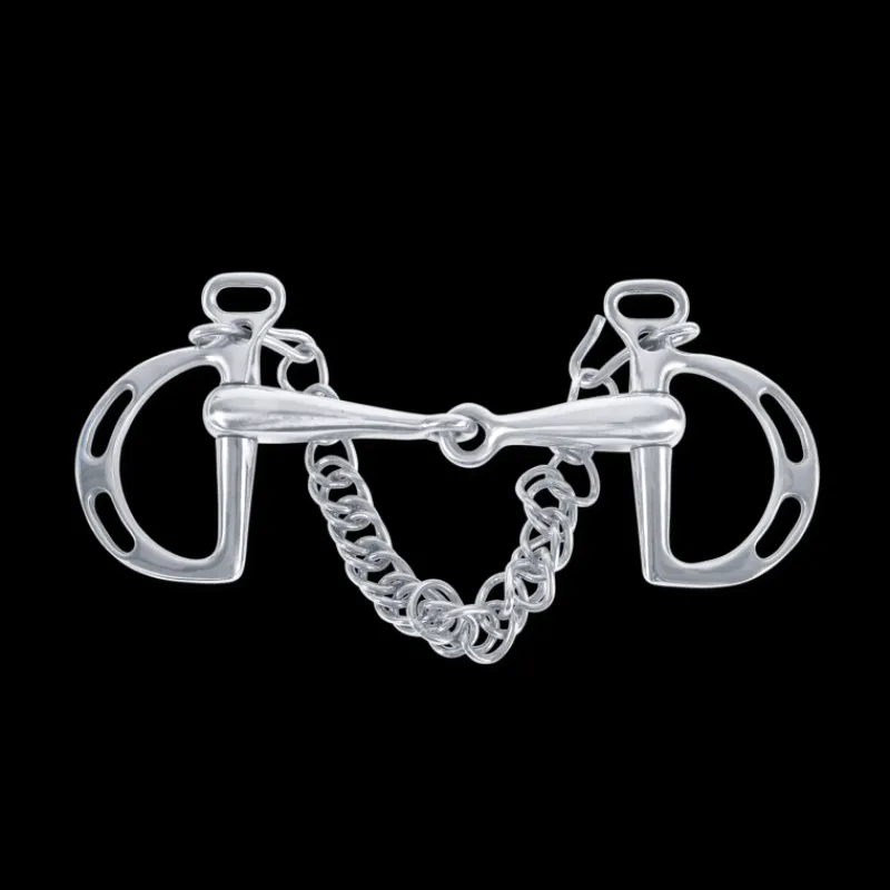WALDHAUSEN Mors Goyo Aga brisé inox -< Mors Cheval