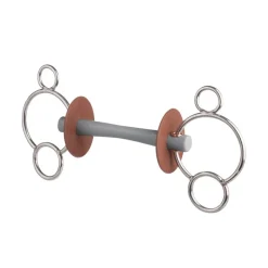 BERIS Mors Pessoa 2 anneaux canon doux Comfort -< Mors Cheval