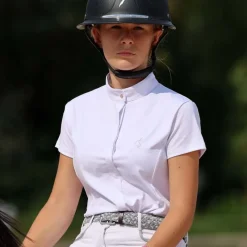 KEVIN STAUT COLLECTION Polo de concours manches courtes fille -< Concours Junior