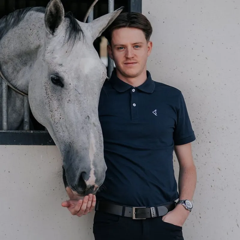 KEVIN STAUT COLLECTION Polo équitation Garçon -< Cavalier Junior