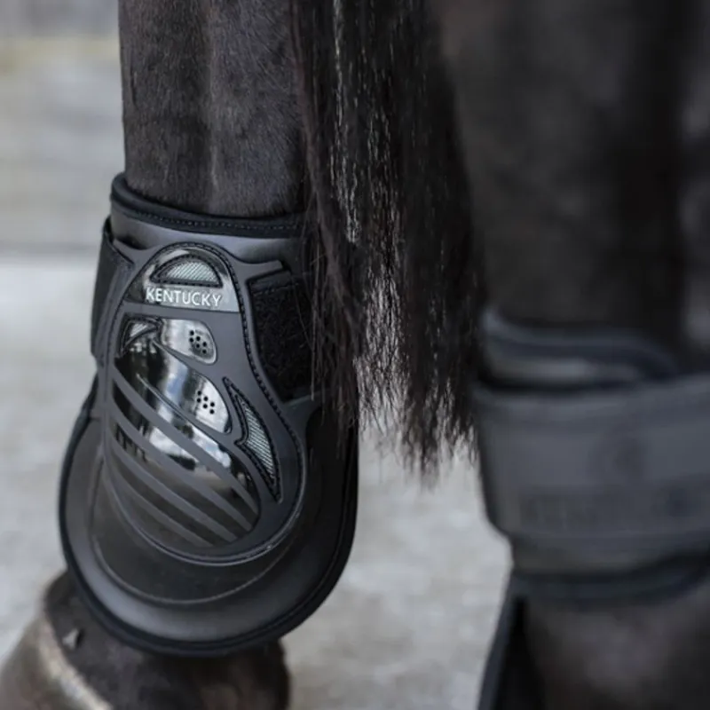 KENTUCKY HORSEWEAR Protège-boulets cheval velcro long Deep - Kentucky< Protège-Boulets