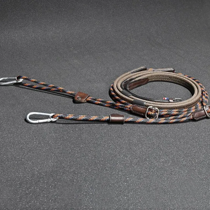 IHWT Rênes allemandes réglables -< Accessoires De Bridon Cheval