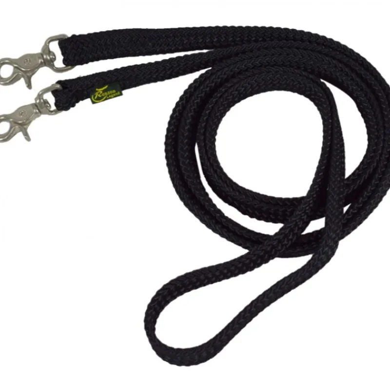RONZON LEGEND Rênes en corde cheval Polytresse Plate -< Equipement De Randonnée|Accessoires De Bridon Cheval