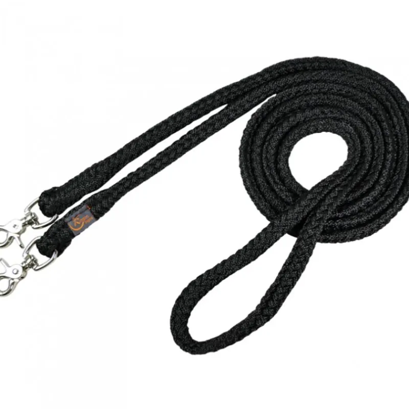 RONZON LEGEND Rênes en corde cheval Polytresse ronde -< Accessoires De Bridon Cheval