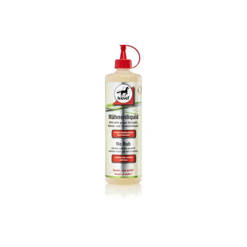 LEOVET Soin pellicules crinière cheval 500 ml -< Lustrant Démêlant Pour Chevaux