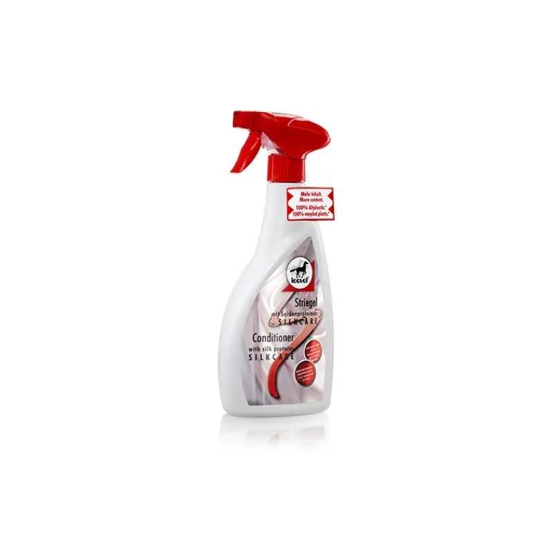 LEOVET Spray démêlant cheval Silkcare Striegel -< Lustrant Démêlant Pour Chevaux