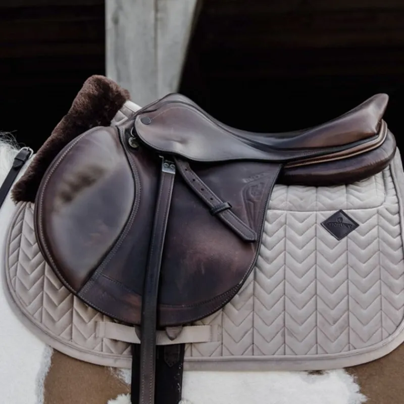 KENTUCKY HORSEWEAR Tapis de selle cheval Skin Friendly Velvet - Kentucky< Idées Cadeaux|Tapis De Dressage