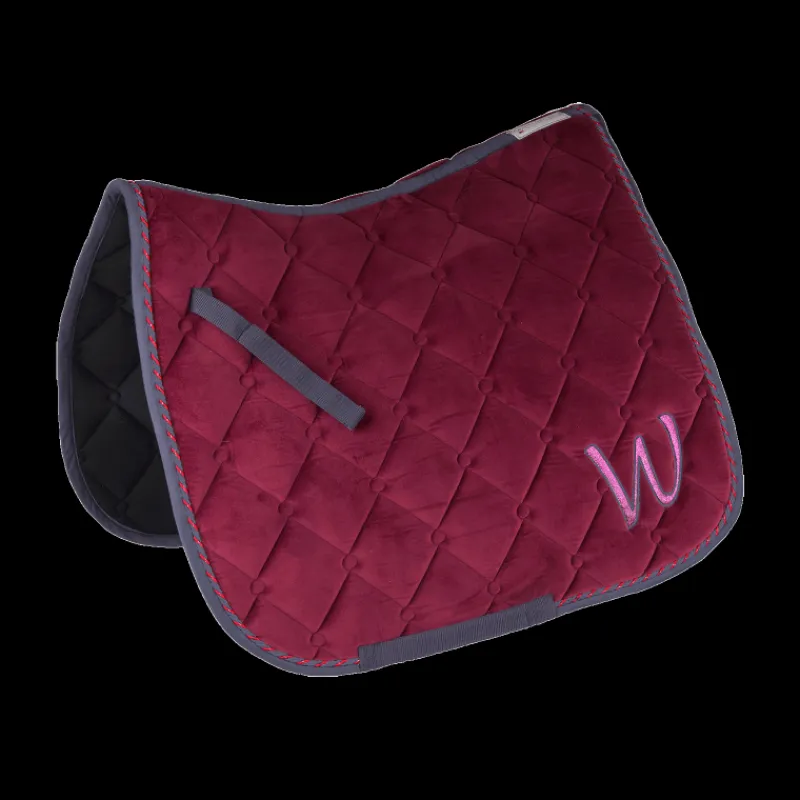 WALDHAUSEN Tapis de selle cheval velours Avignon -< Tapis De Dressage|Tapis De Selle Classiques