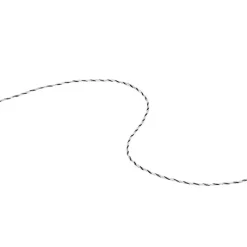 SPEEDRITE Tresse électroplastique Premium 3mm blanc/noir en bobine 200m clôture cheval -< Rubans Et Fils Clôture Cheval