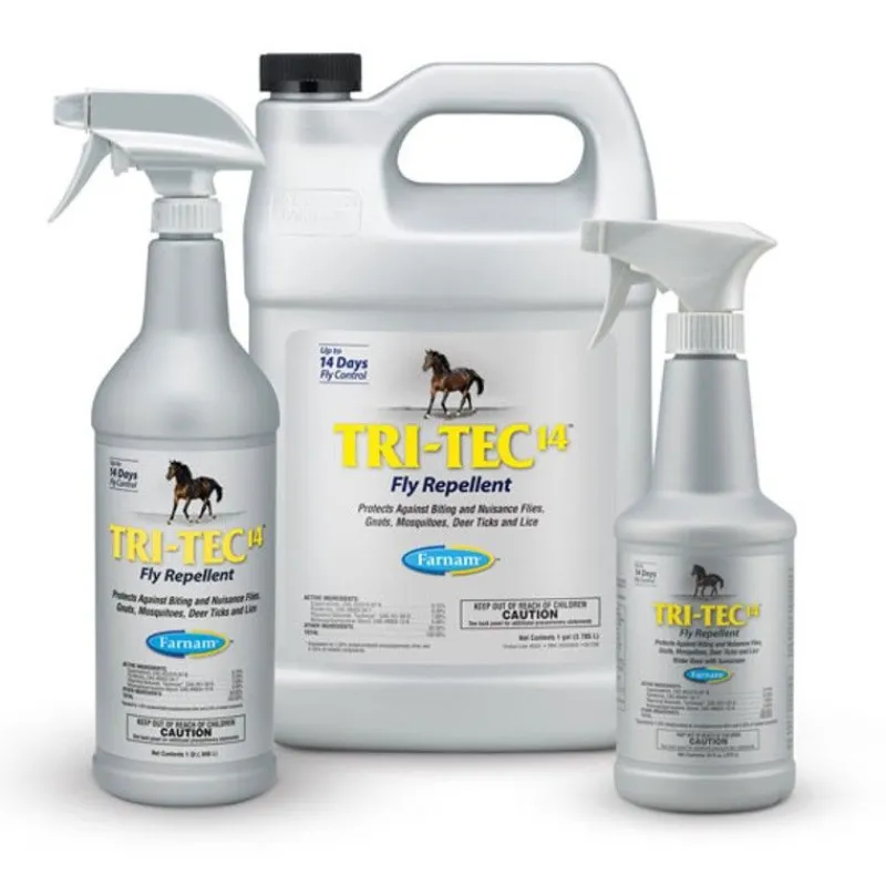 FARNAM Tritec 14 Anti mouche cheval -< Spray Anti-Mouche Et Anti-Insectes Cheval|Equipement Concours